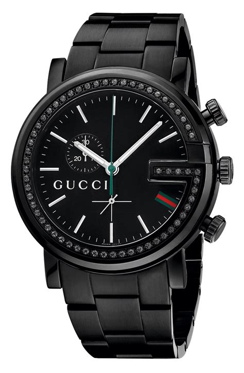 gucci g chrono watch with diamonds